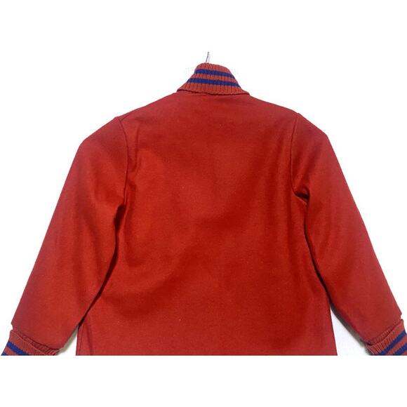 Dick Sanburn Varsity Jacket Women's Medium Red With Letter K Lined - Picture 7 of 8